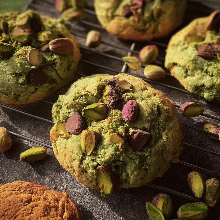 NYC Style Pistachio Protein Cookie