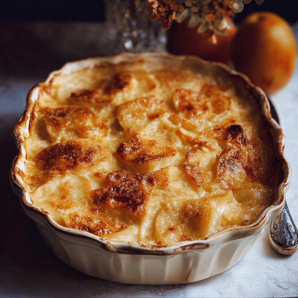 Old-Fashioned Apple and Cheese Casserole