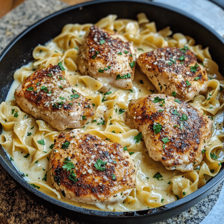 One-Pan Chicken with Buttered Noodles