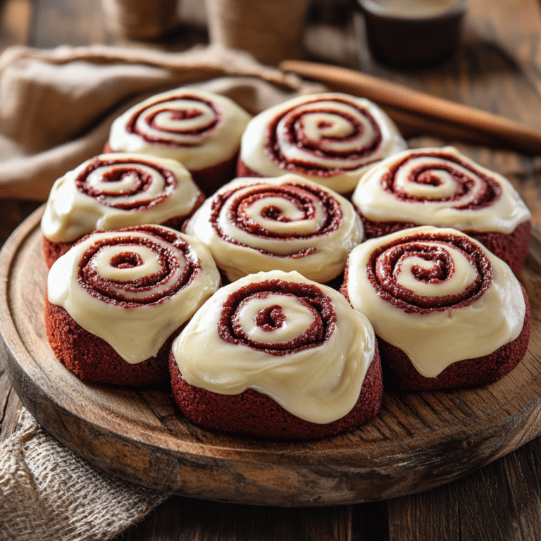 Red Velvet Cinnamon Rolls with Cream Cheese Icing