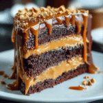 Rich & Velvety Coffee Caramel Cake