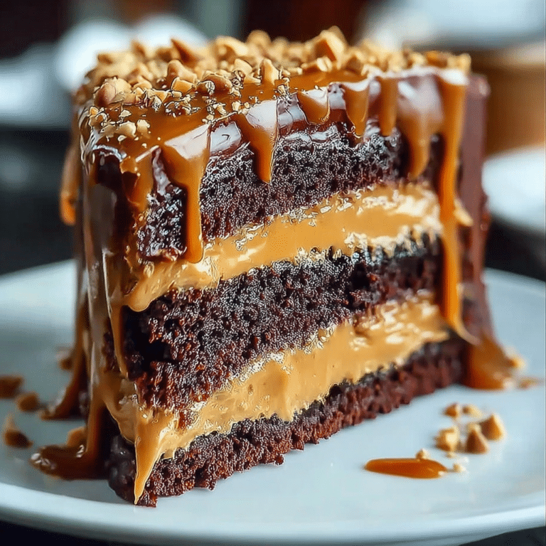 Rich & Velvety Coffee Caramel Cake