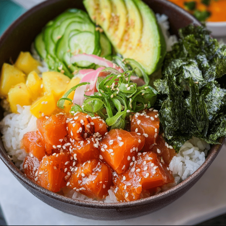 Salmon Poke Bowl Recipe