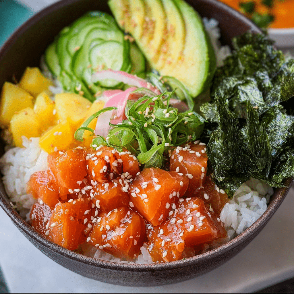 Salmon Poke Bowl Recipe