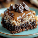 The Best German Chocolate Poke Cake