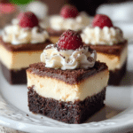 Brownie Bottom Mini Cheesecakes
