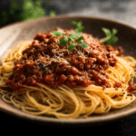 Classic Spaghetti with Meat Sauce