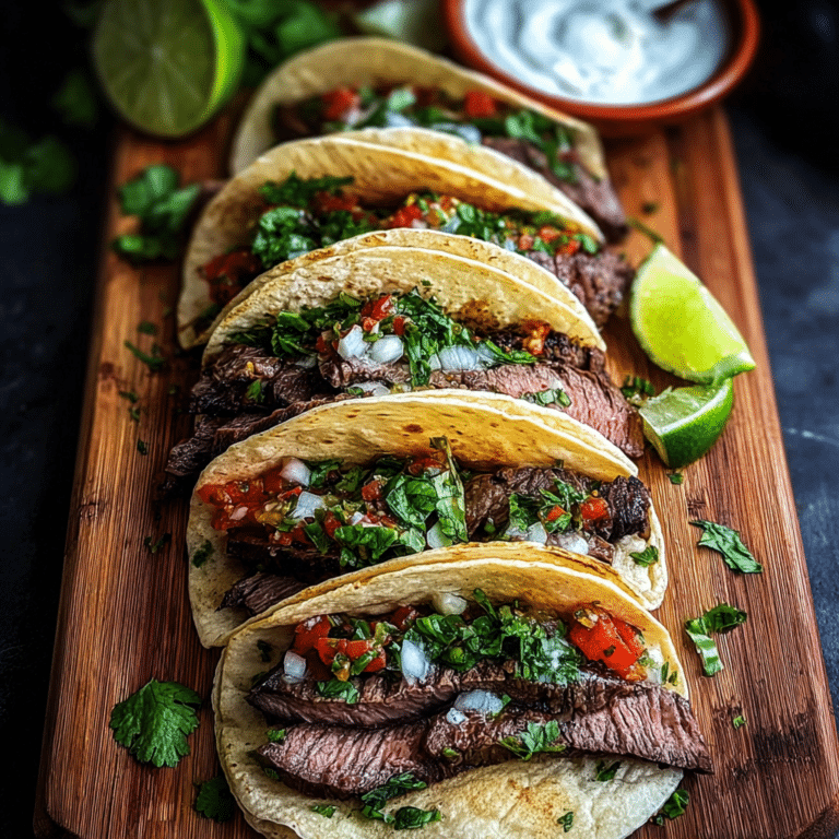 Flank Steak Tacos