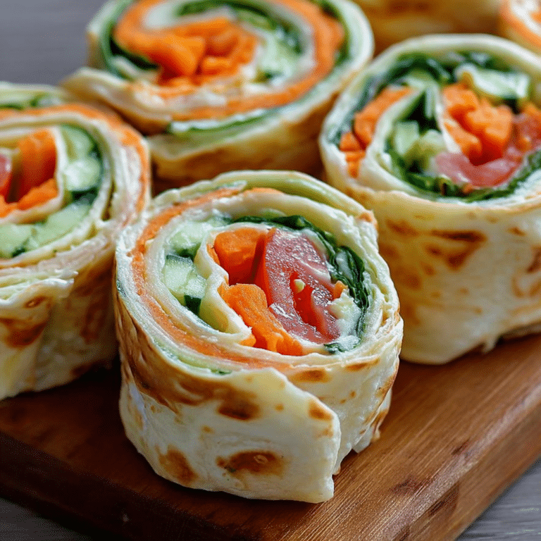Fresh Vegetable Tortilla Roll Ups