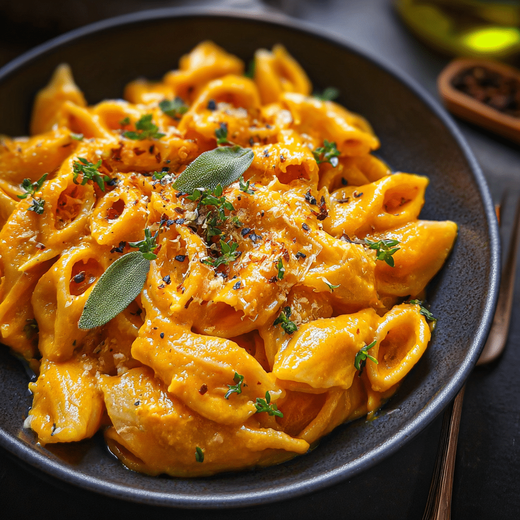 Homemade Pumpkin Pasta