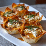 Hot Honey Feta Wonton