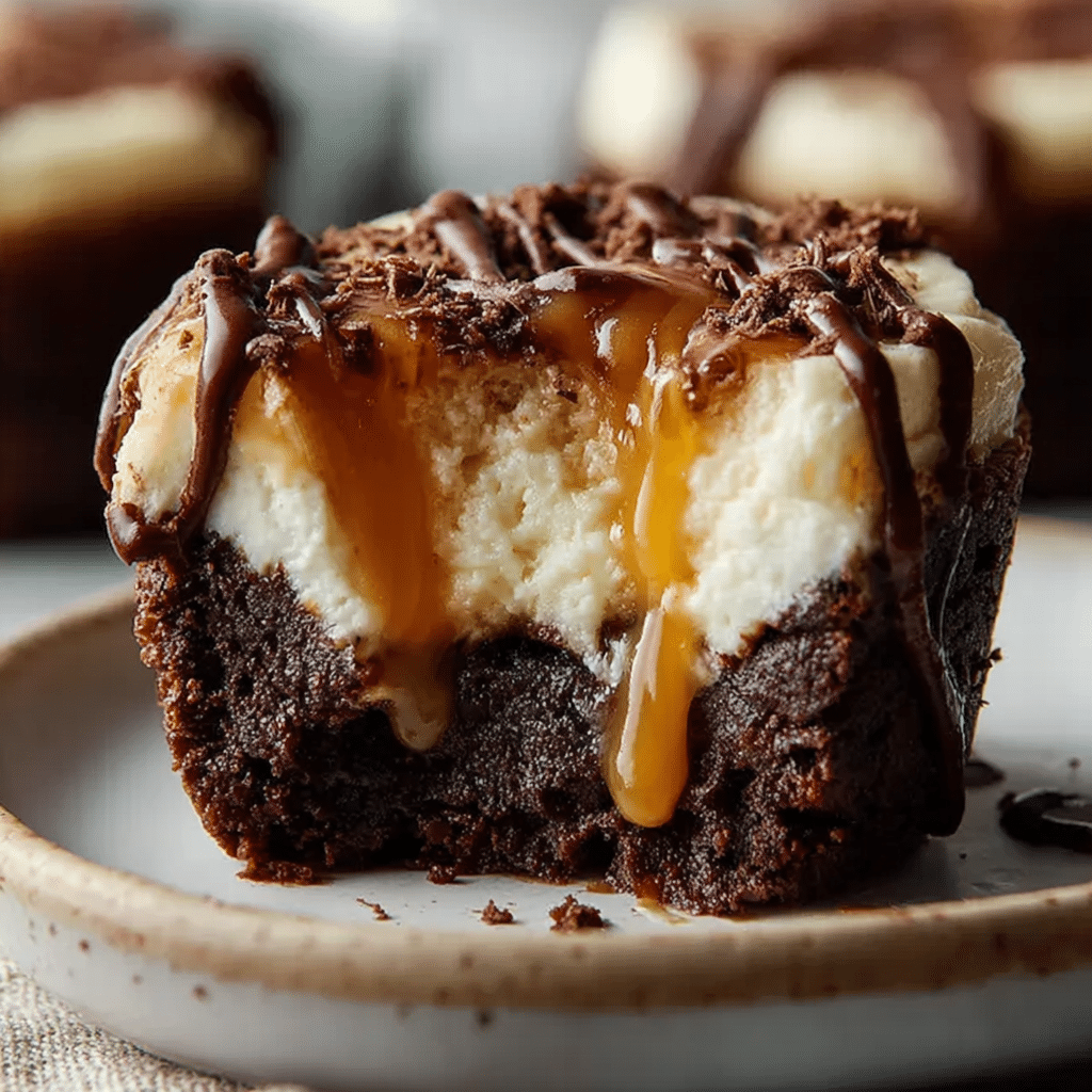 Loaded Brownie Cheesecake Cups