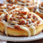 maple bacon cinnamon rolls