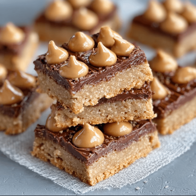 Peanut Butter Blossom Bars