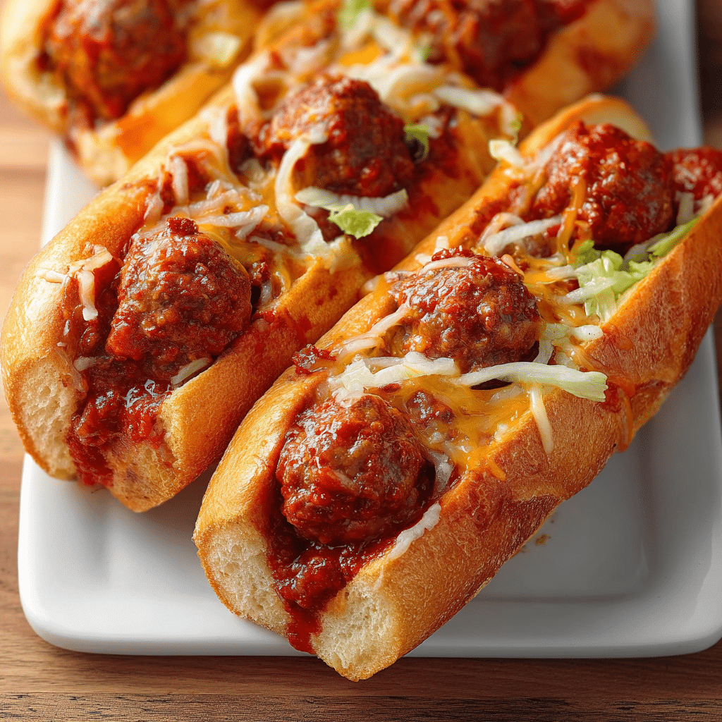 Sloppy Joe Meatball Subs