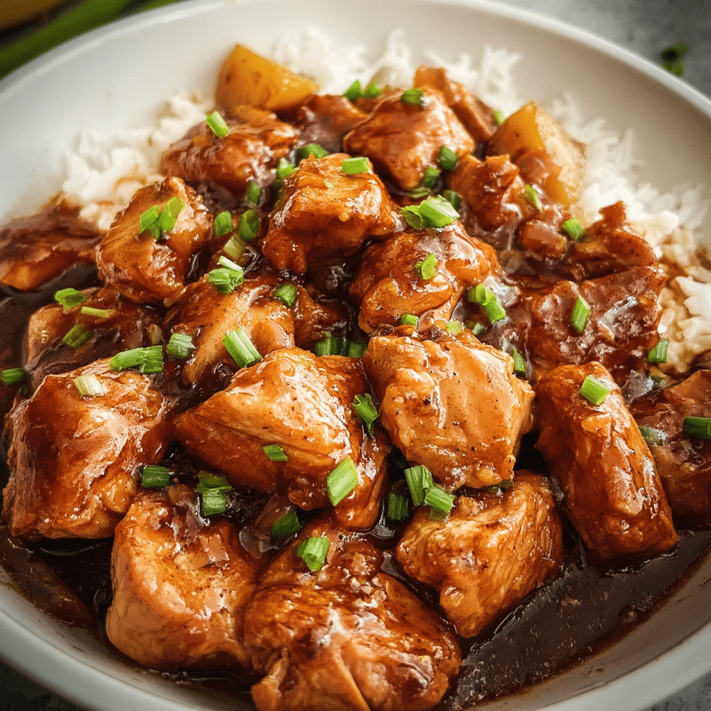 Sweet Hawaiian Crockpot Chicken