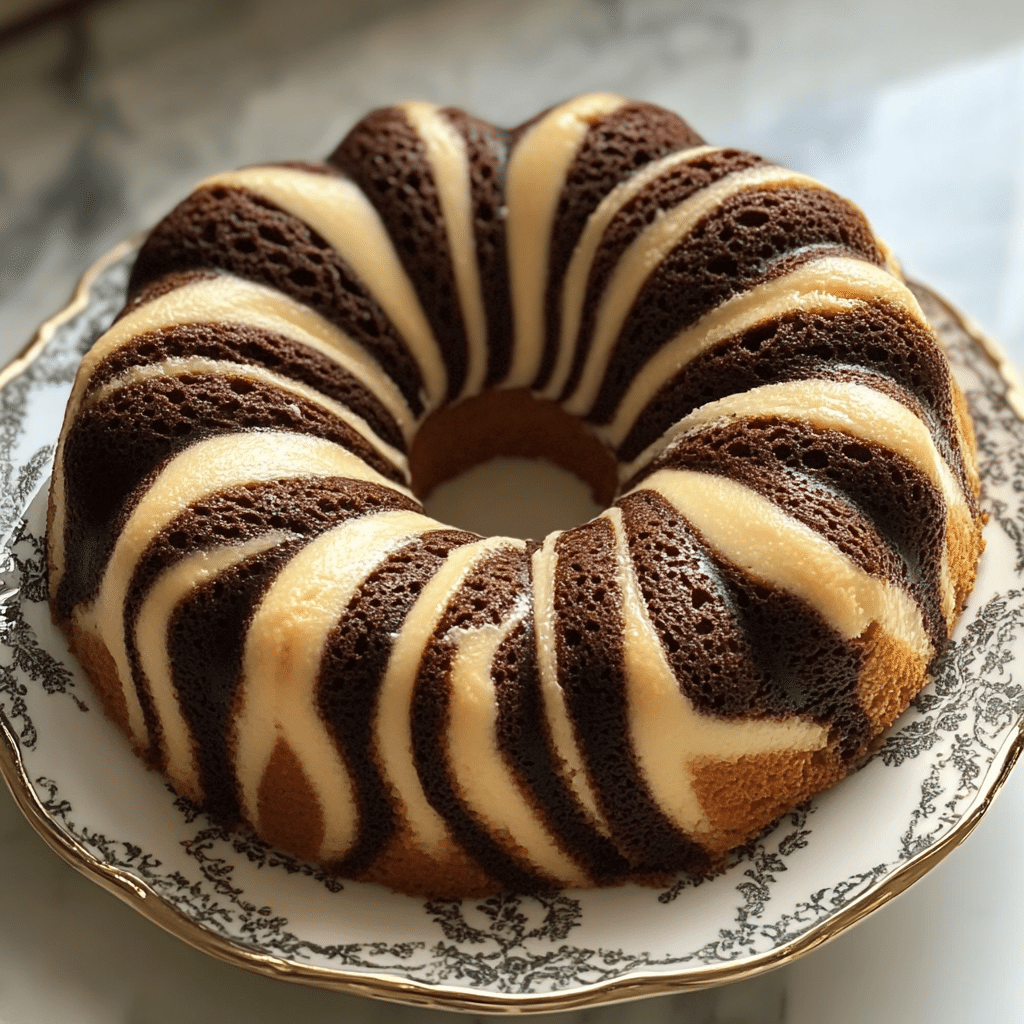 Zebra Bundt Cake Recipe