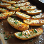 Baked Garlic Parmesan Potato Wedges