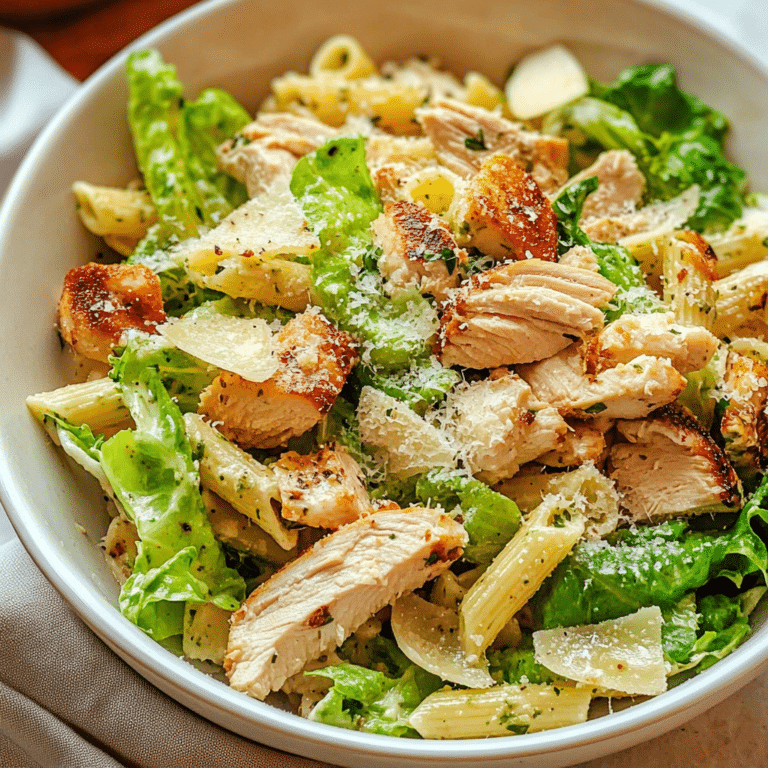 Chicken Caesar Pasta Salad