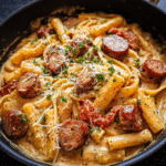 Creamy Cajun Sausage Pasta