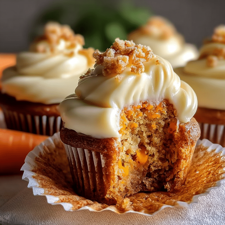 Easy Carrot Cream Cheese Cupcakes