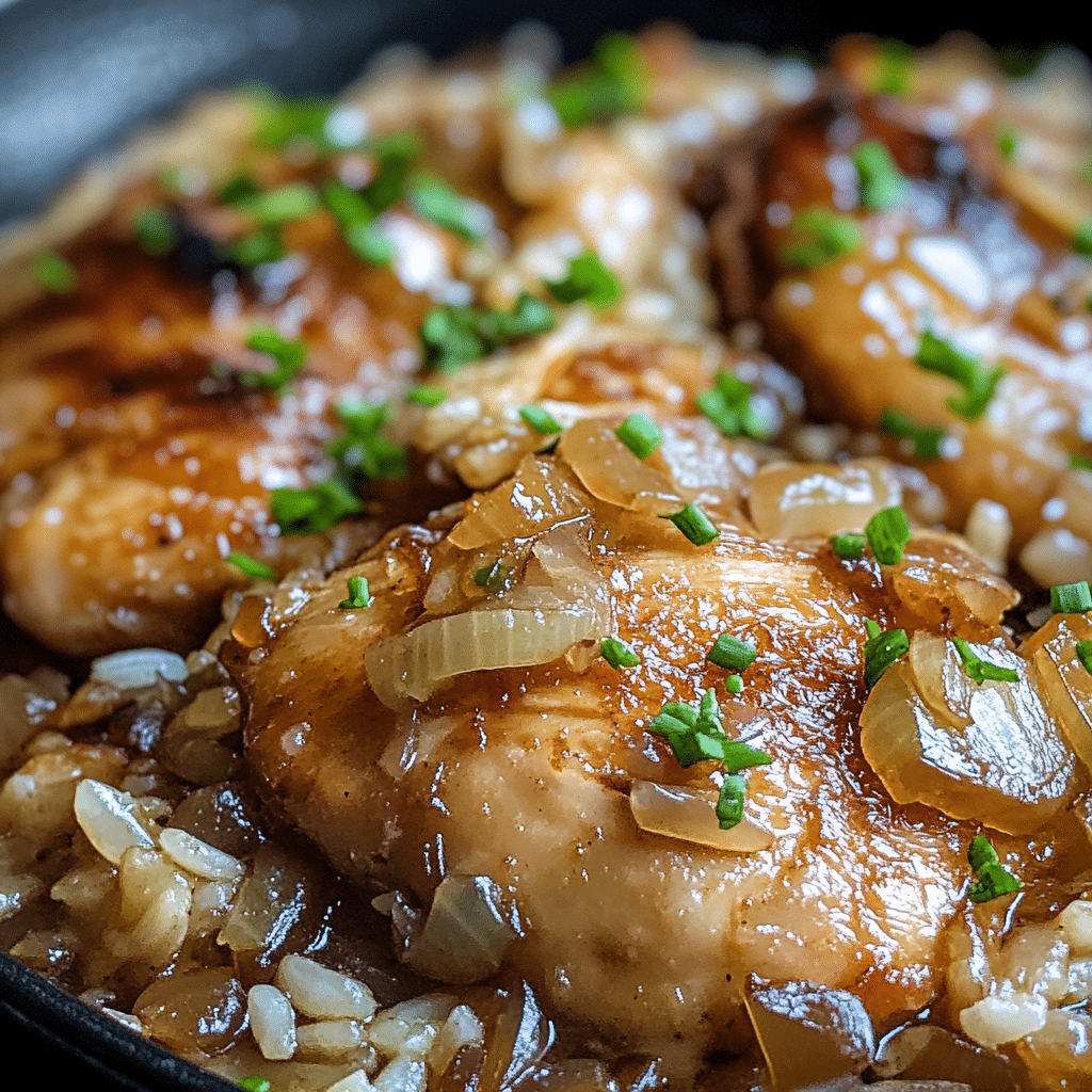 French Onion Chicken Rice