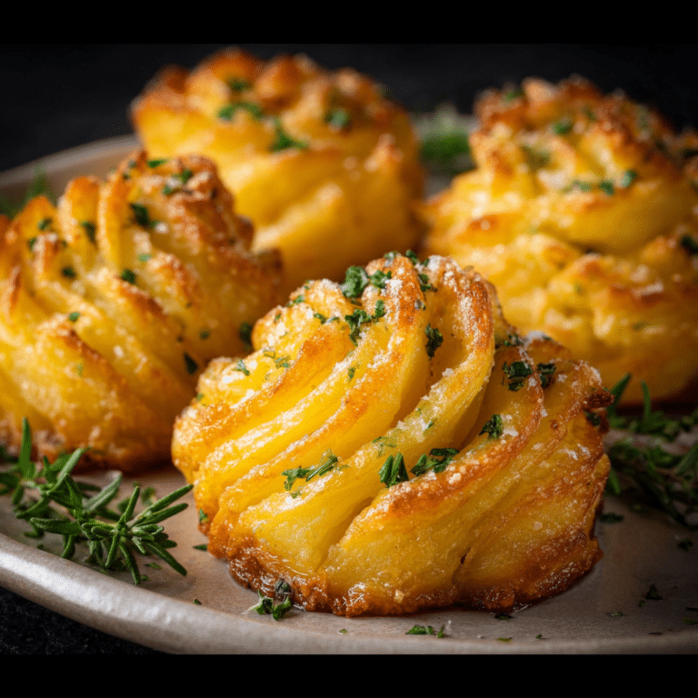 Garlic Parmesan Duchess Potatoes