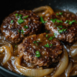 Hamburger Steaks with Onion Gravy