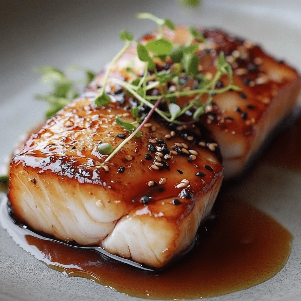 Miso Glazed Black Cod