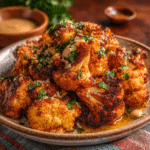 Moroccan Cauliflower with Tahini-Honey