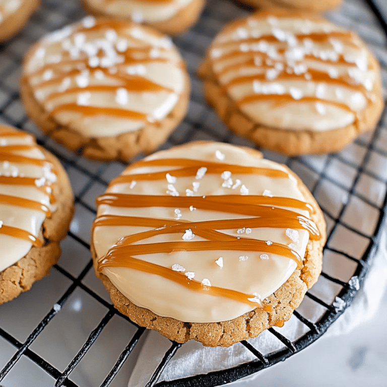 Salted Caramel Cheesecake Cookies