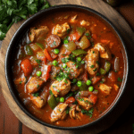 Spicy Cajun Chicken and Sausage Gumbo