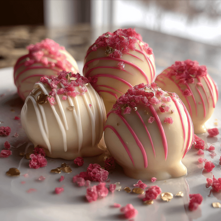 Strawberry Cake Truffles