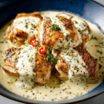 Turkish Chicken with Creamy White Sauce