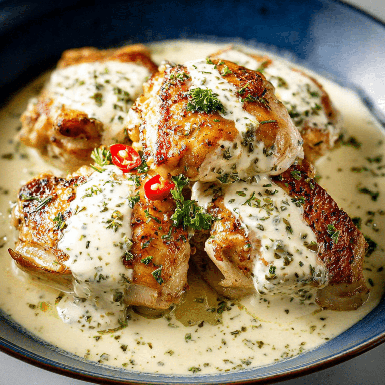 Turkish Chicken with Creamy White Sauce