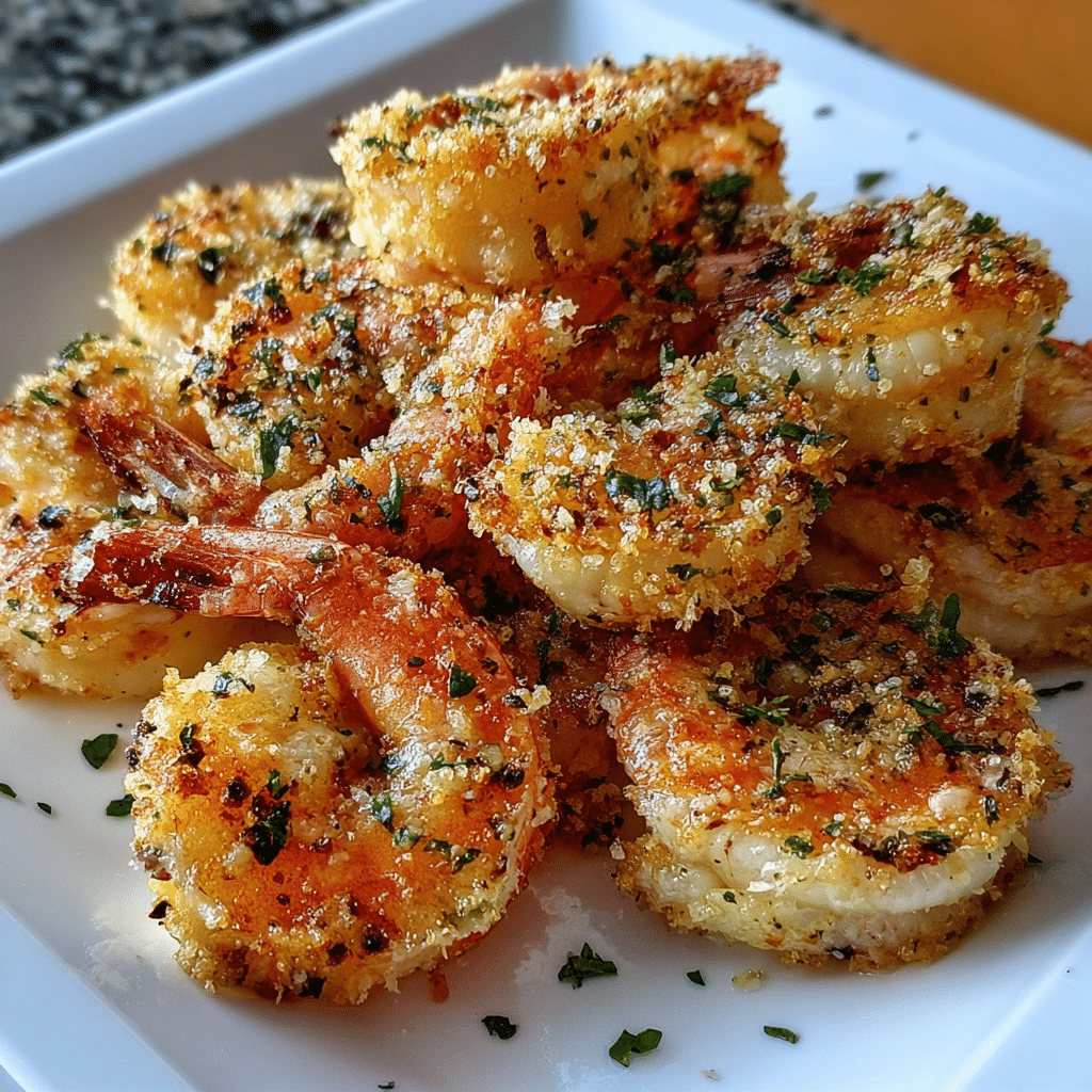 Air Fryer Garlic Parmesan Shrimp