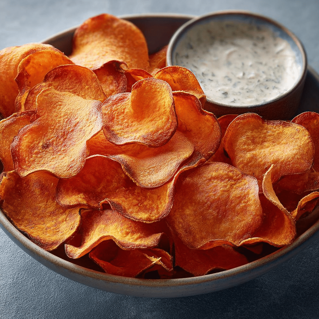 Air Fryer Sweet Potato Chips