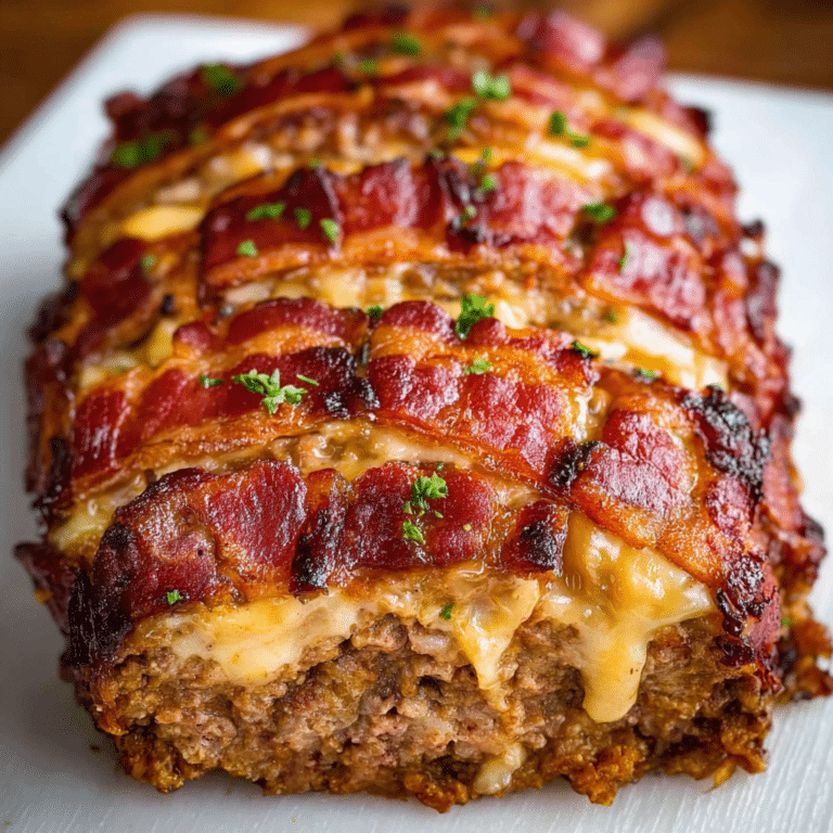 Bacon Cheeseburger Meatloaf