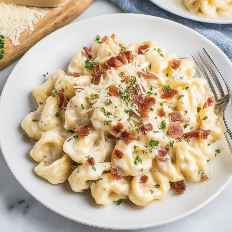 creamy tortoleni carbonara