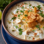 Creamy White Chicken Enchilada Soup