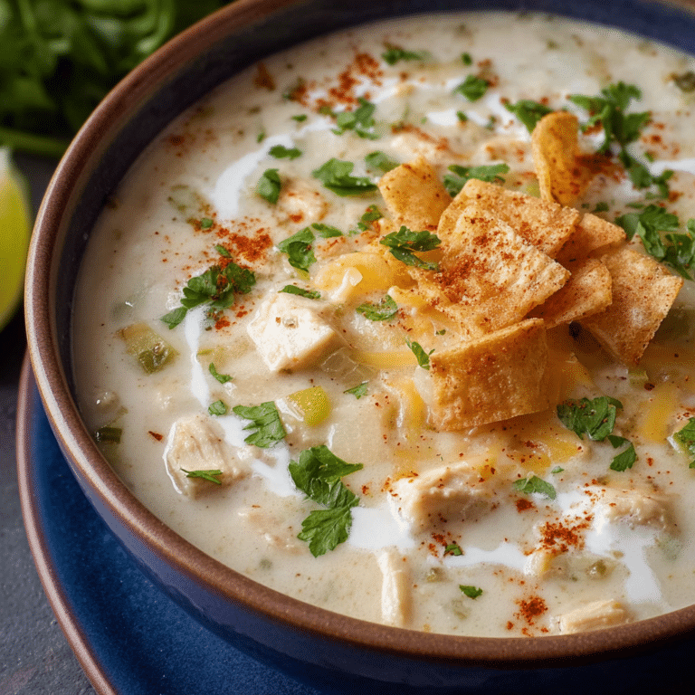 Creamy White Chicken Enchilada Soup
