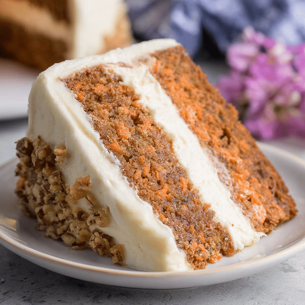 Decadent Brazilian Carrot Cake with Creamy Chocolate & Carrot Frosting