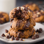 Healthy High Protein Cocoa Chickpea Cookies with Banana