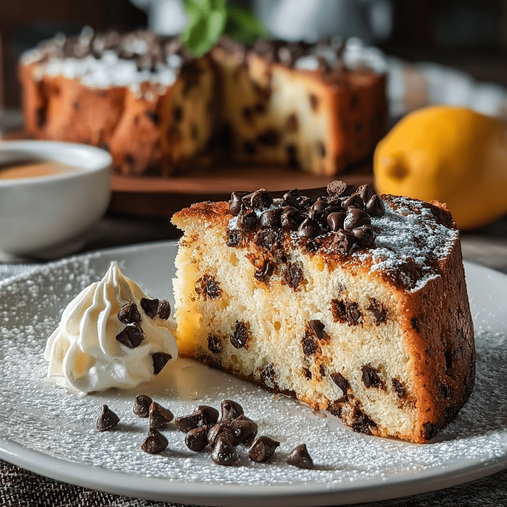 Italian Chocolate Chip Ricotta Cake