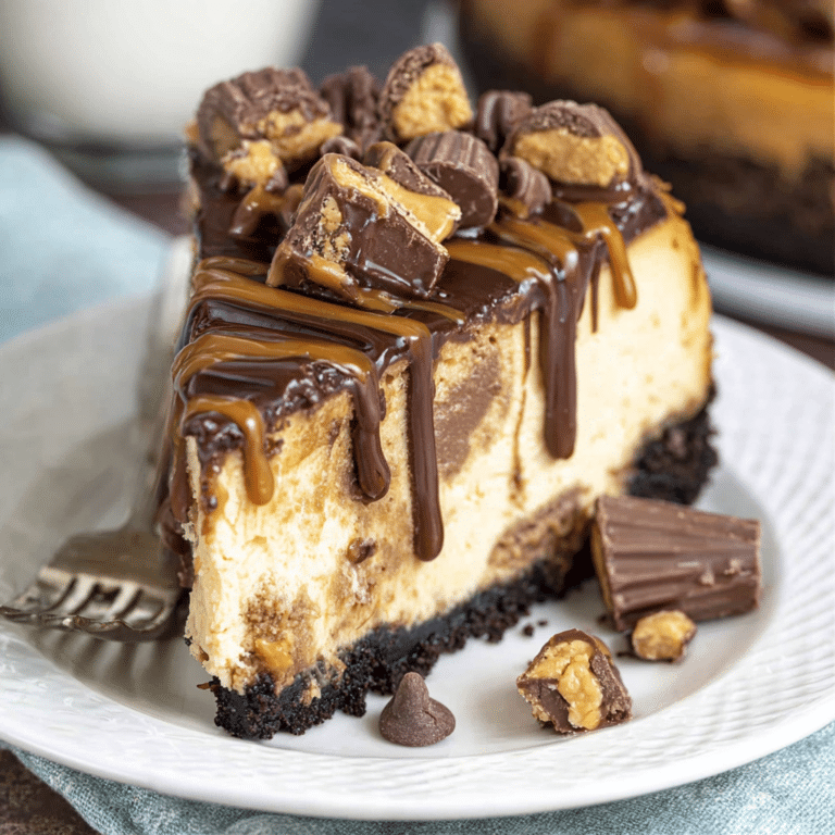 Reese’s Peanut Butter Cup Cheesecake Recipe