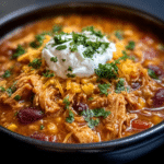 Slow Cooker Chipotle Chicken Chili