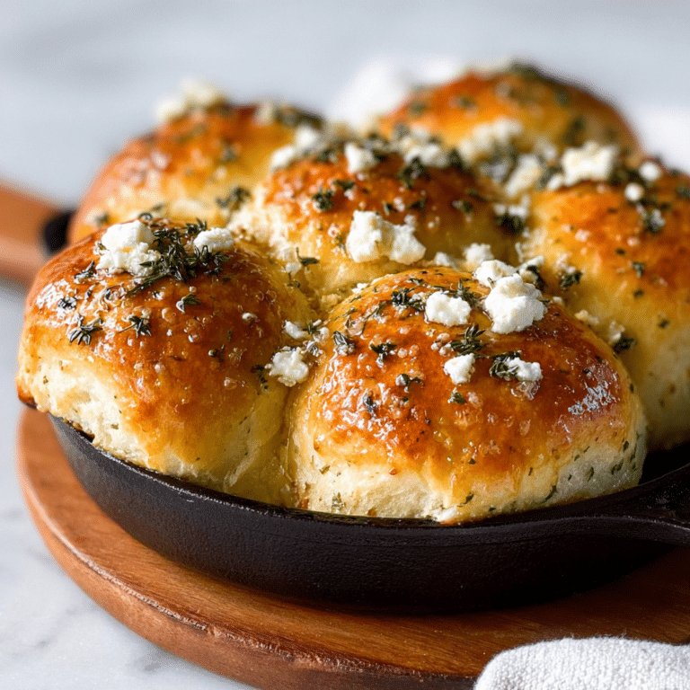 Soft and Fluffy Garlic Rolls with Cottage cheese