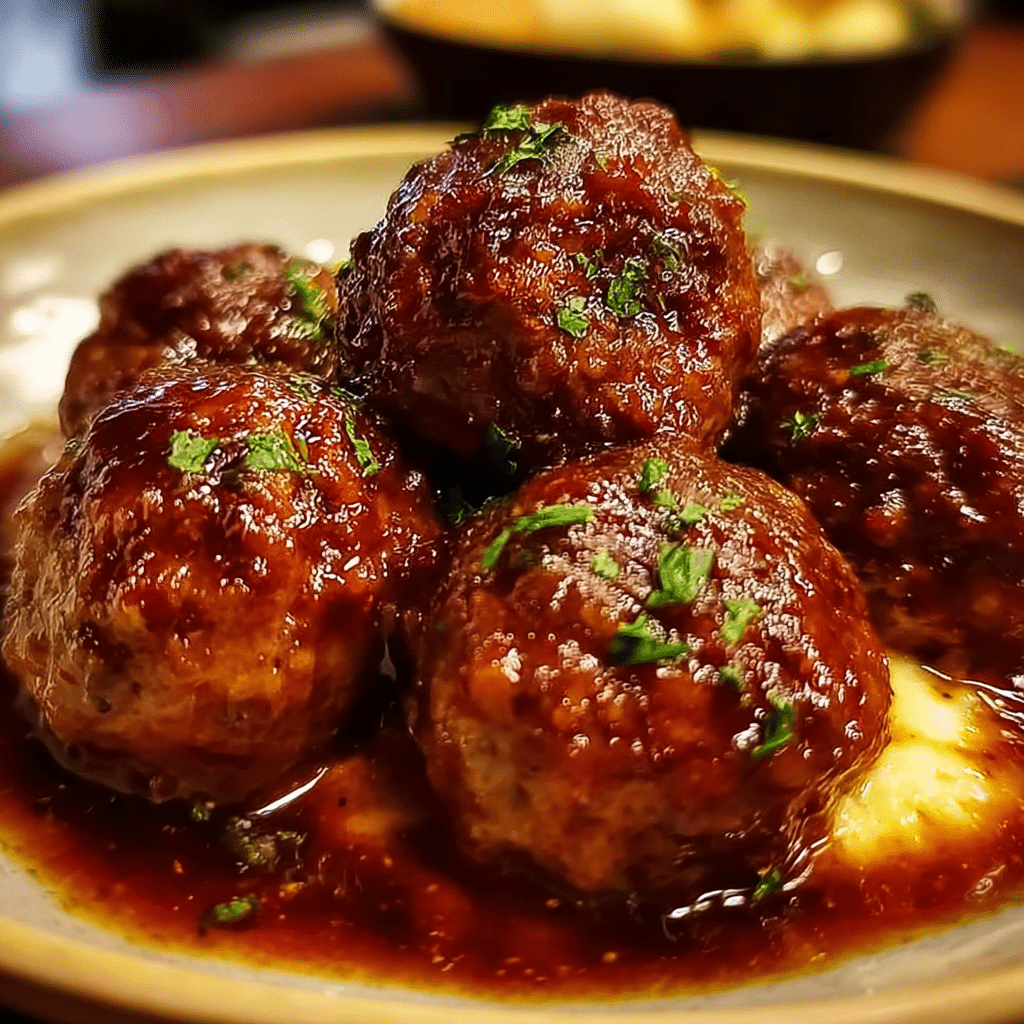 Tangy and Savory Meatball Delight