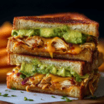 Avocado BBQ Chicken Cheddar Melt