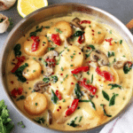 Creamy Tuscan Scallops